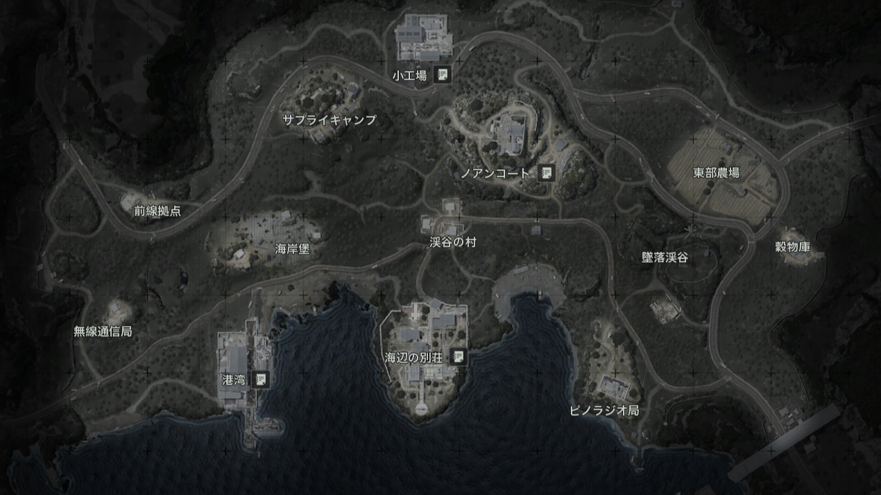 渓谷 マップ画像