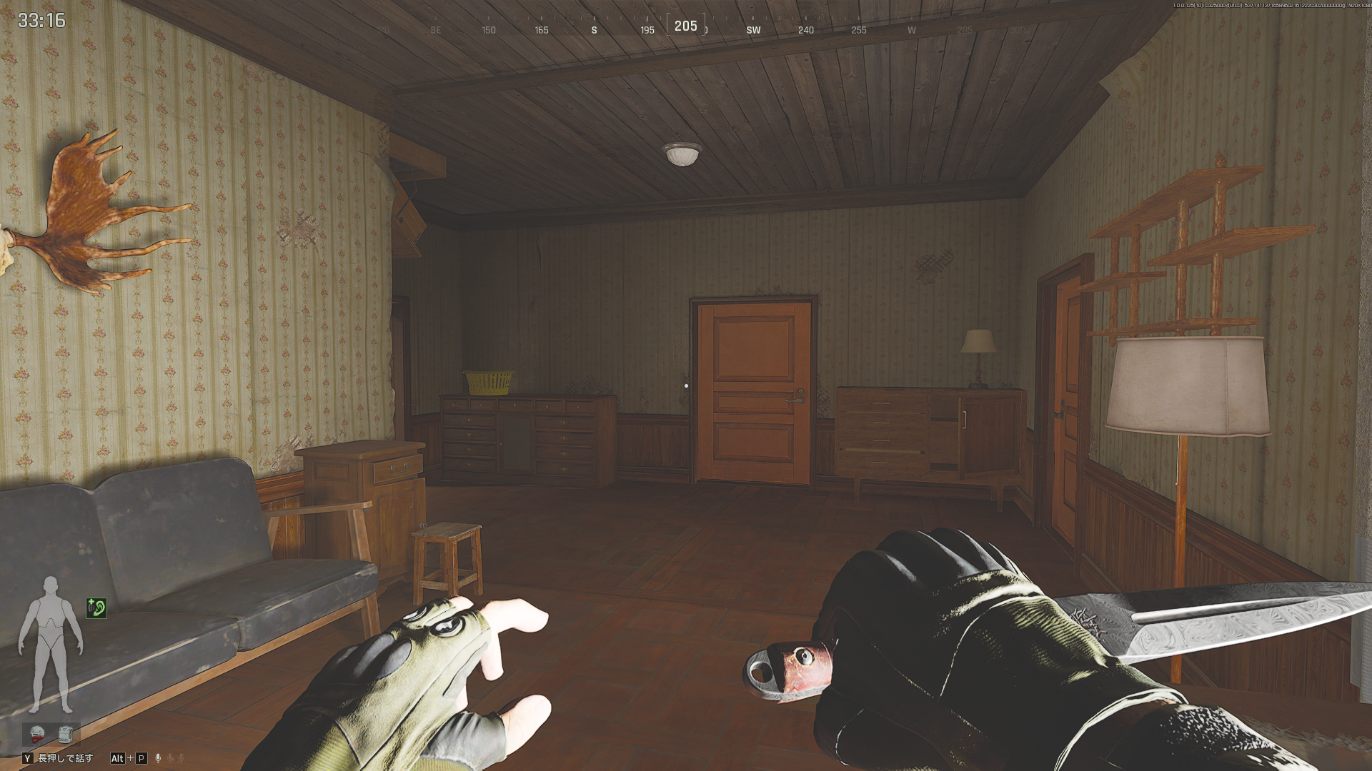 別荘の施錠部屋 の画像